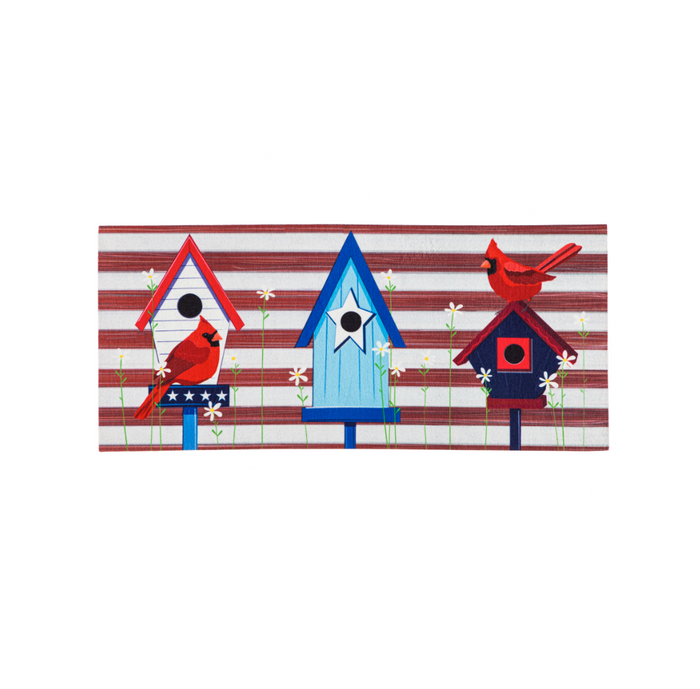 Patriotic Birdhouses Sassafras Switch Mat