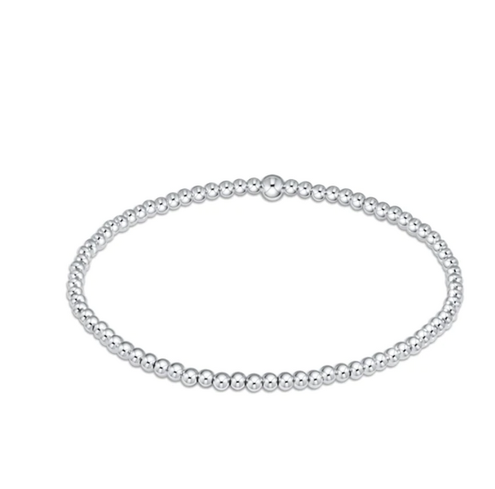 classic sterling 2.5mm bead bracelet by enewton