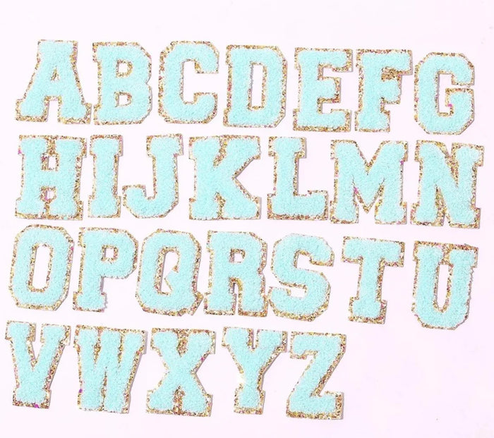 TIFF BLUE VARSITY LETTER PATCH - 26 ASST By Luna Fresa