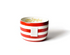 HAPPY EVERYTHING RED STRIPE BIG BOWL - A. Dodson's