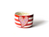 HAPPY EVERYTHING RED STRIPE BIG BOWL - A. Dodson's