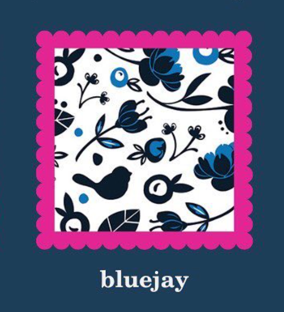 Nora Fleming Blue Jay Cocktail Napkins - A. Dodson's