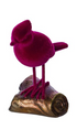 Resin Flocked Cardinal Decor - A. Dodson's