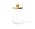 HAPPY EVERYTHING MINI WOODEN LID GLASS JAR - A. Dodson's
