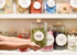 HAPPY EVERYTHING MINI WOODEN LID GLASS JAR - A. Dodson's