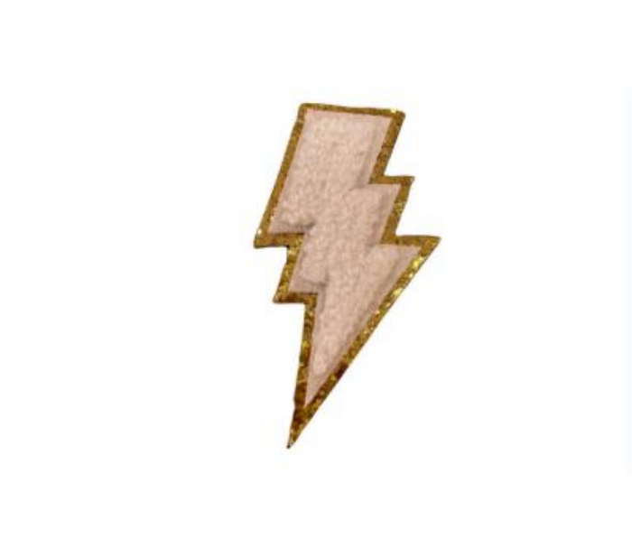 BLANC LIGHTNING BOLT PATCH By Luna Fresa