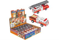 5.5" DIECAST PULL BACK FIRE TRUCK