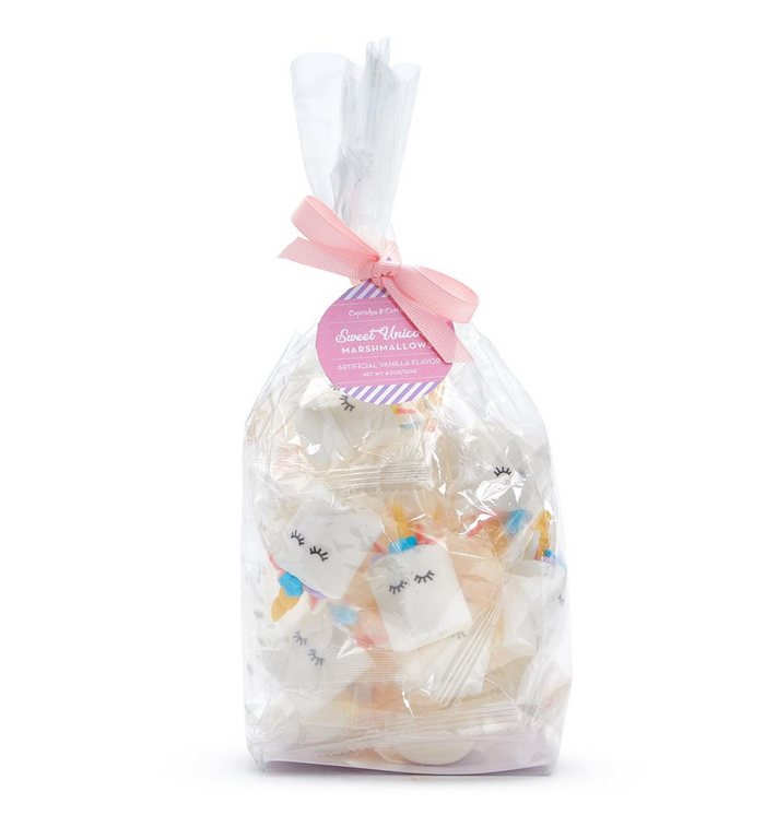 Unicorn Vanilla Marshmallow Hand-Decorated Candy in Gift Bag