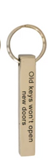 Cast Metal Key Chain with Sentimental Saying - 10 Asst - A. Dodson's