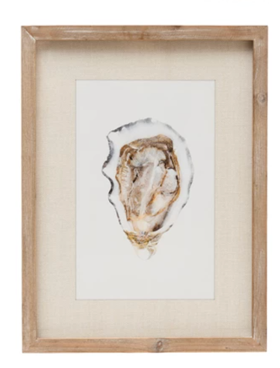 Framed Wall Decor with Oyster, 4 Styles - A. Dodson's