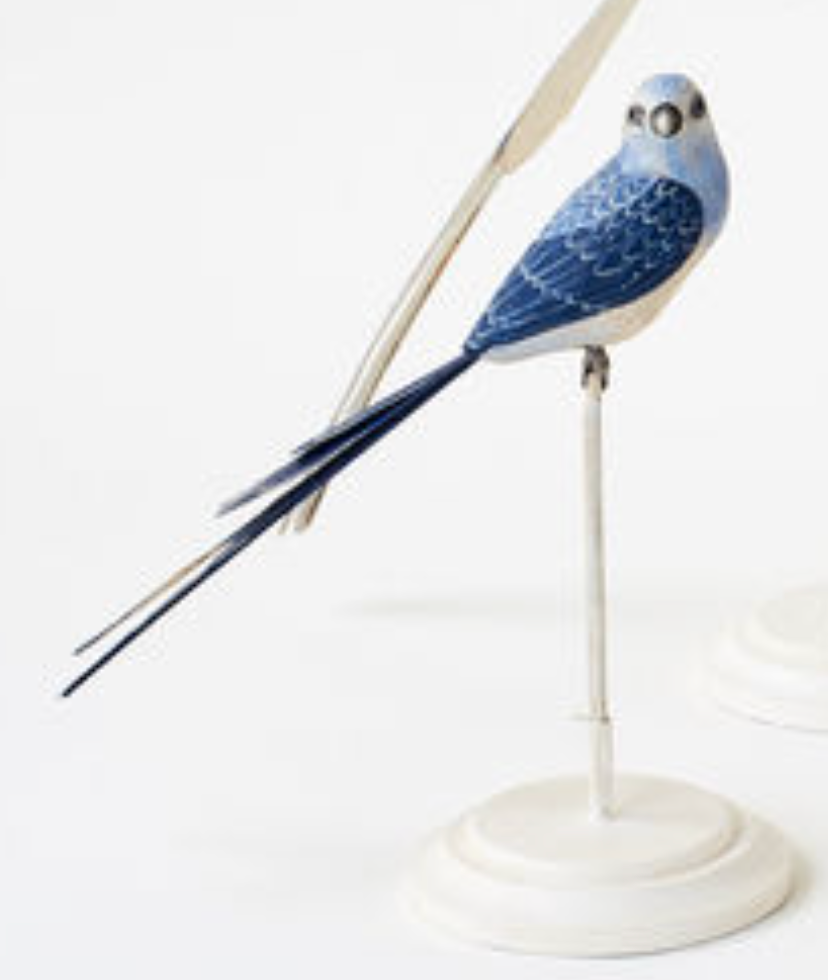 Long Tailed Bird on Stand, 5 Styles - A. Dodson's