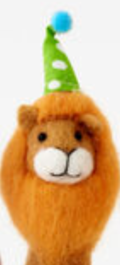 Party Animal Finger Puppet, 6 Styles, Wool - A. Dodson's
