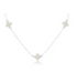 17" Choker Simplicity Chain Sterling - Signature Cross Off-White by enewton
