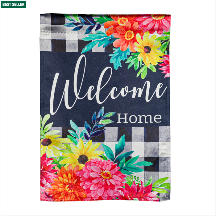 Summer Bloom Garden Lustre Flag