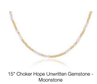15" choker hope unwritten gemstone - moonstone by enewton