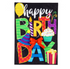 Happy Birthday Garden Linen Flag - A. Dodson's