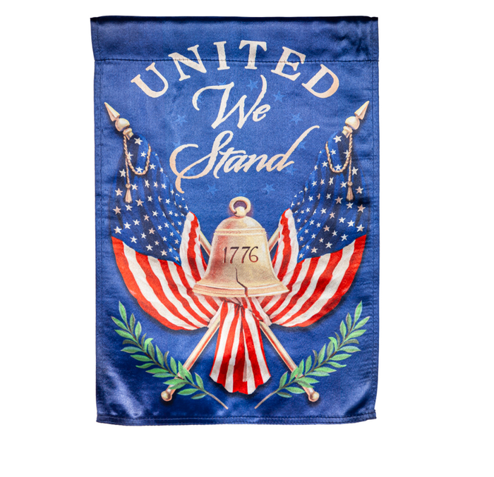 United We Stand Garden Lustre Flag