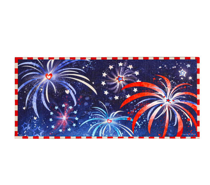 Independence Day Fireworks Sassafras Switch Mat