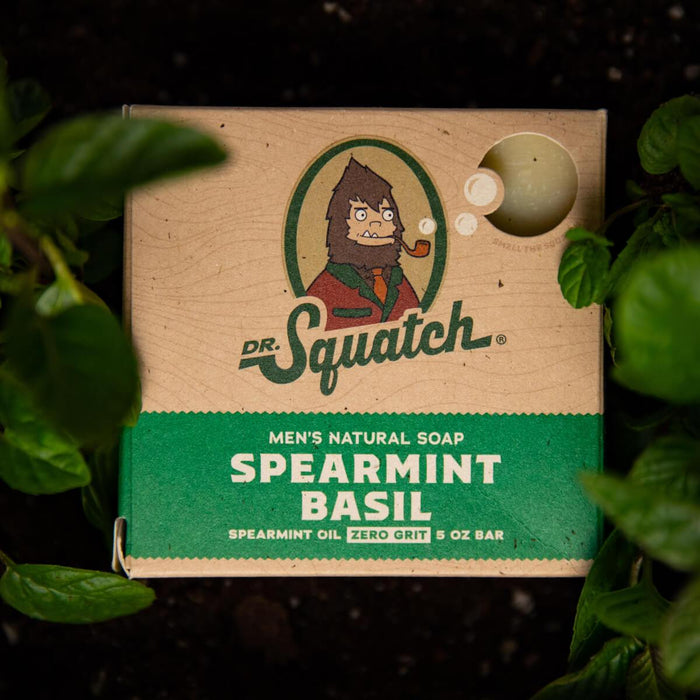 DR. SQUATCH BAR SOAP - SPEARMINT BASIL