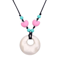 Silicone Heart Style Teething Necklace