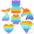 Rainbow Icon Bubble Poppers - A. Dodson's