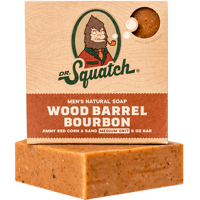 DR. SQUATCH BAR SOAP - WOOD BARREL BOURBON