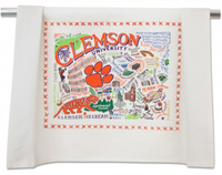CLEMSON UNIVERSITY DISH TOWEL BY CATSTUDIO, Catstudio - A. Dodson's