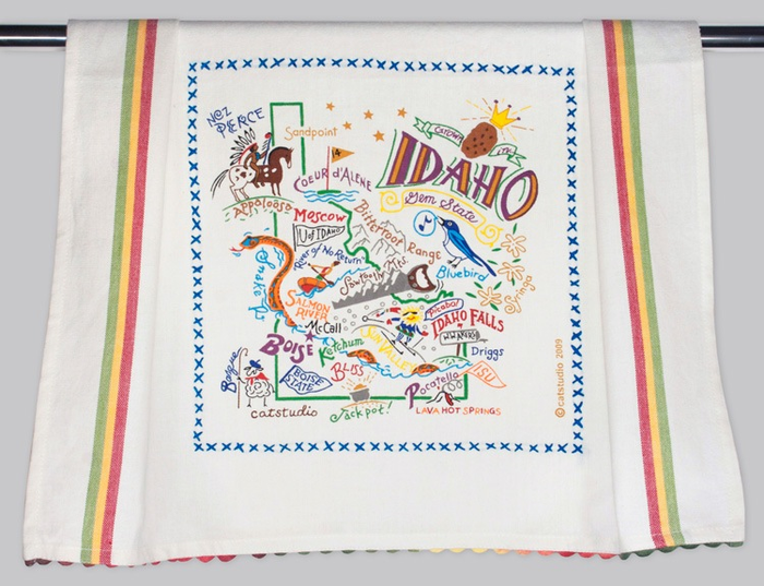 IDAHO DISH TOWEL BY CATSTUDIO