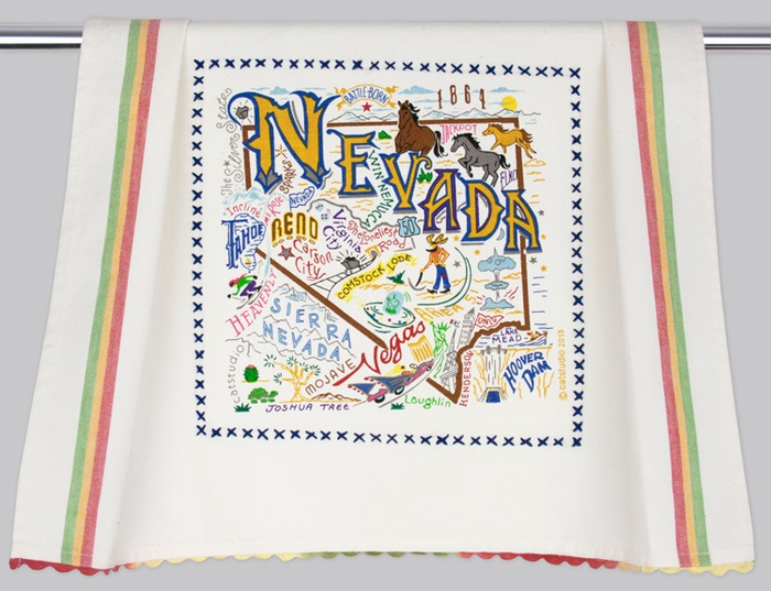 NEVADA DISH TOWEL BY CATSTUDIO