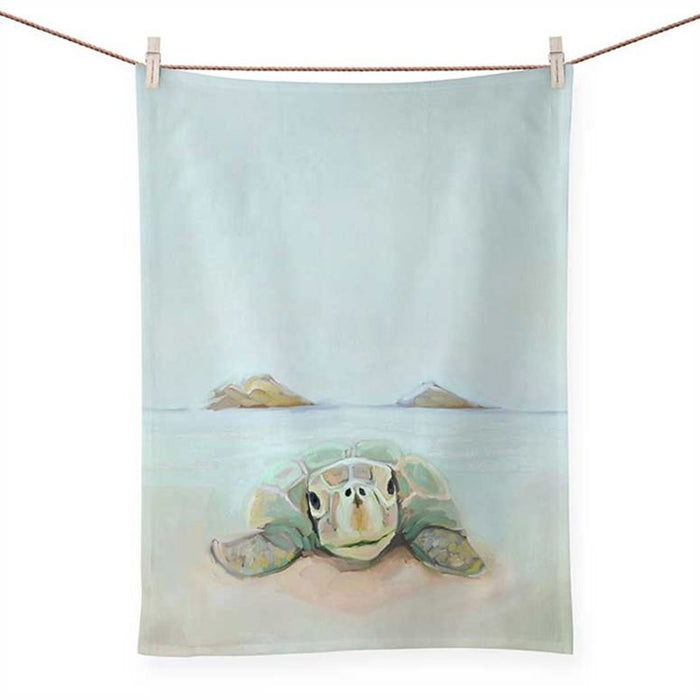 Mokulua Turtle, Tea Towel
