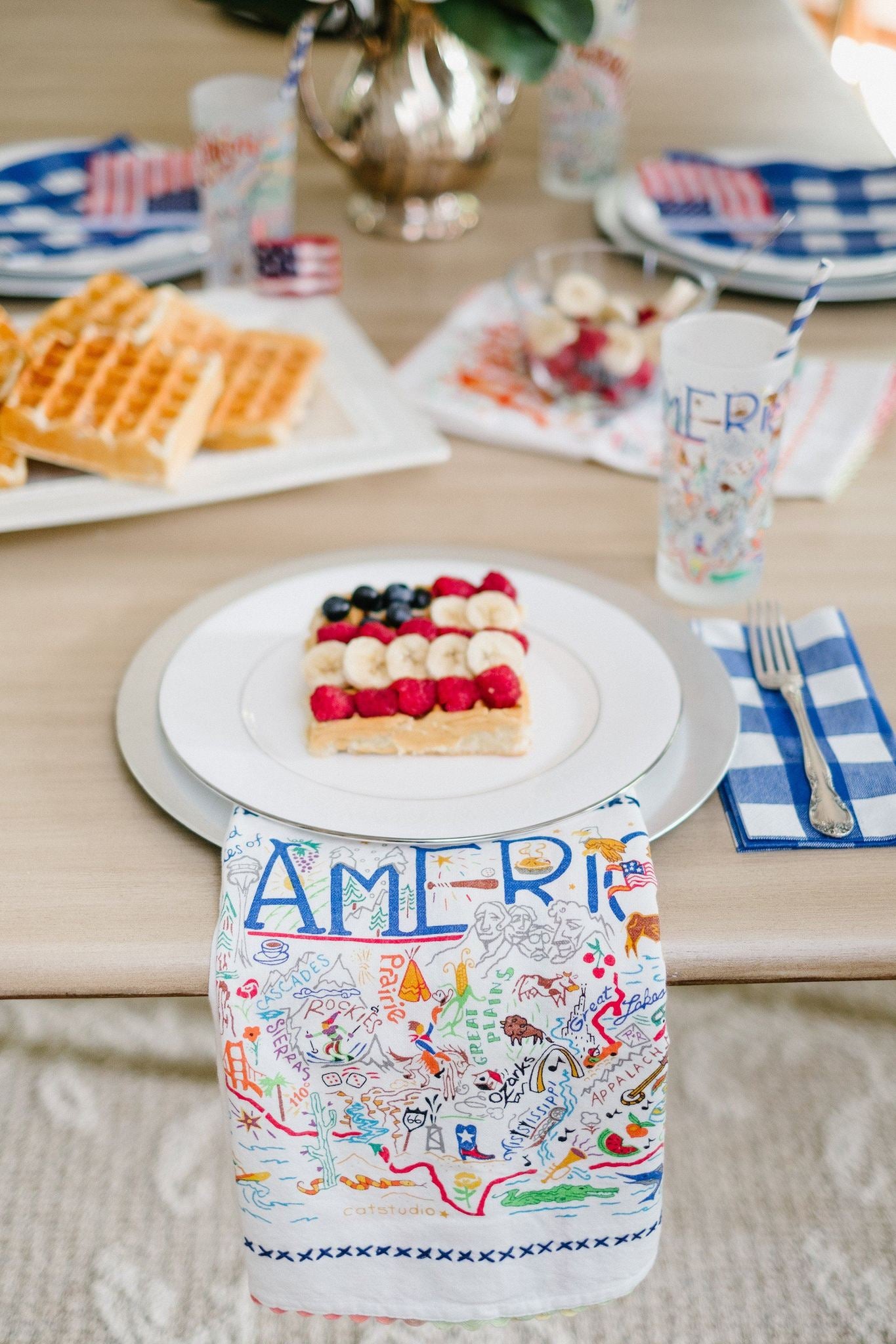 AMERICA DISH TOWEL BY CATSTUDIO - A. Dodson's