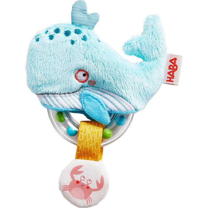 Marine World Fabric Rattle with Removable Teether Ring