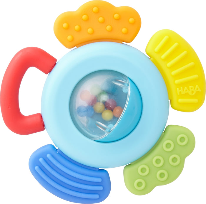 Blossom Plastic Baby Rattle & Teething Toy