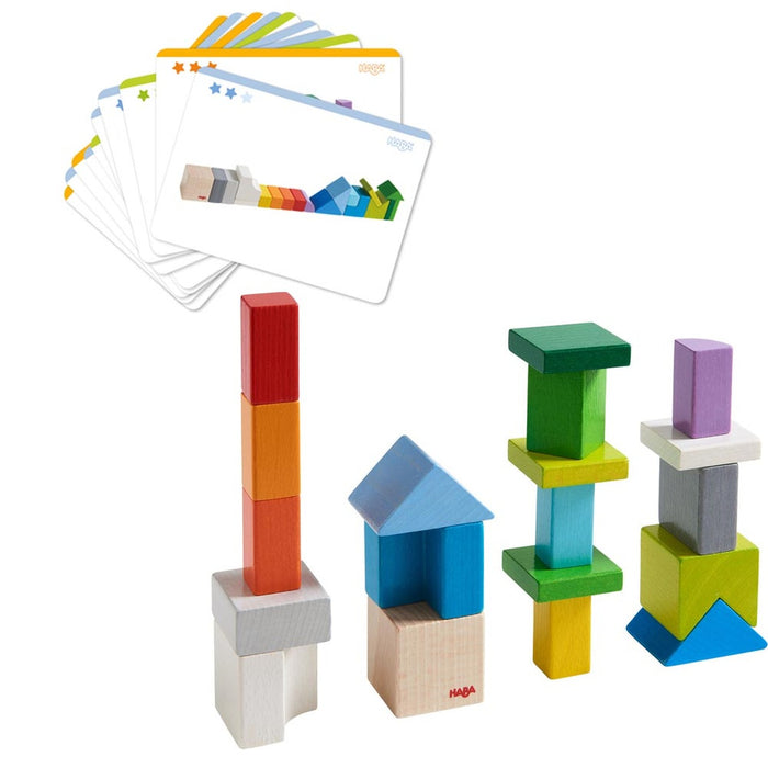 Chromatix 3D Arranging Game Wooden Building Blocks