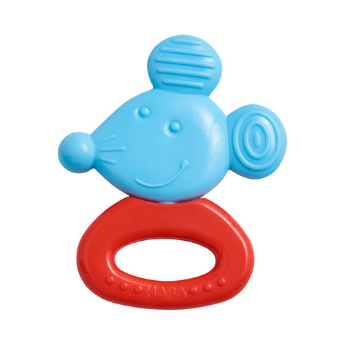 Mouse Silicone Teether & Clutching Toy