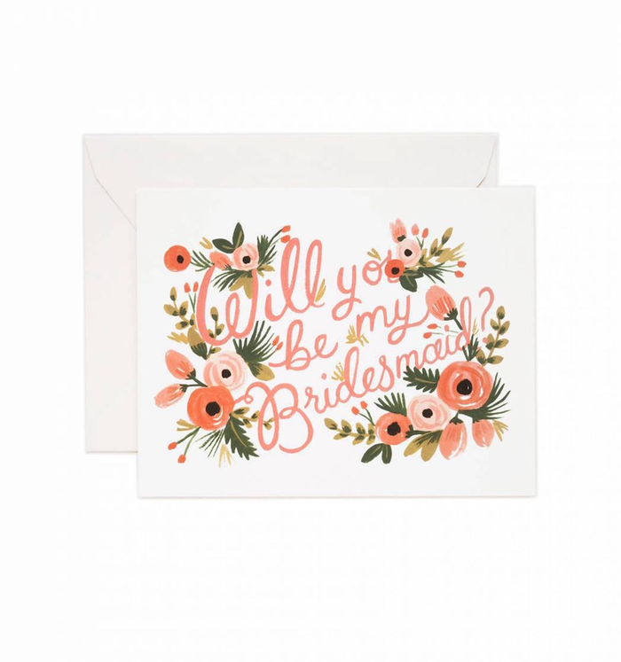 WILL YOU BE MY BRIDESMAID? CARD