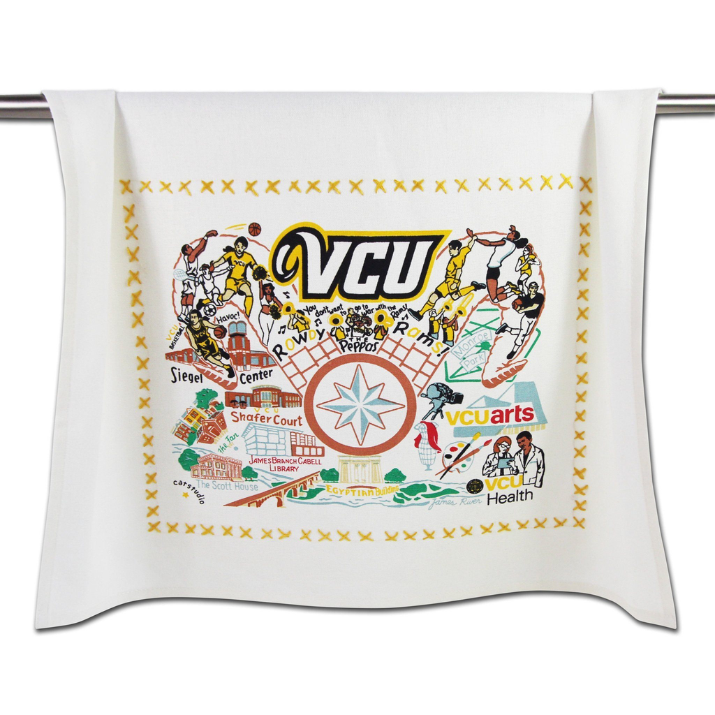 VIRGINIA COMMONWEALTH UNIVERSITY DISH TOWEL - A. Dodson's