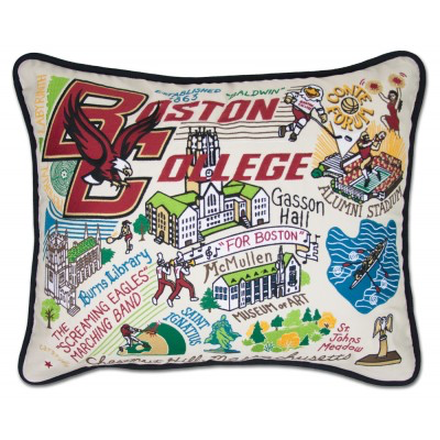 BOSTON COLLEGE PILLOW BY CATSTUDIO