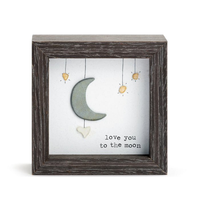 Love You to the Moon Shadow Box By Demdaco