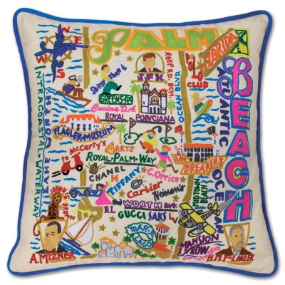 PALM BEACH PILLOW BY CATSTUDIO - A. Dodson's
