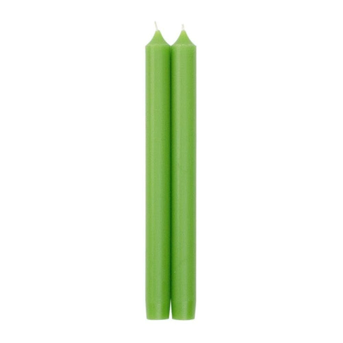 SPRING GREEN DUET CANDLE - CANDLE CROWN PAIRS 10 INCH