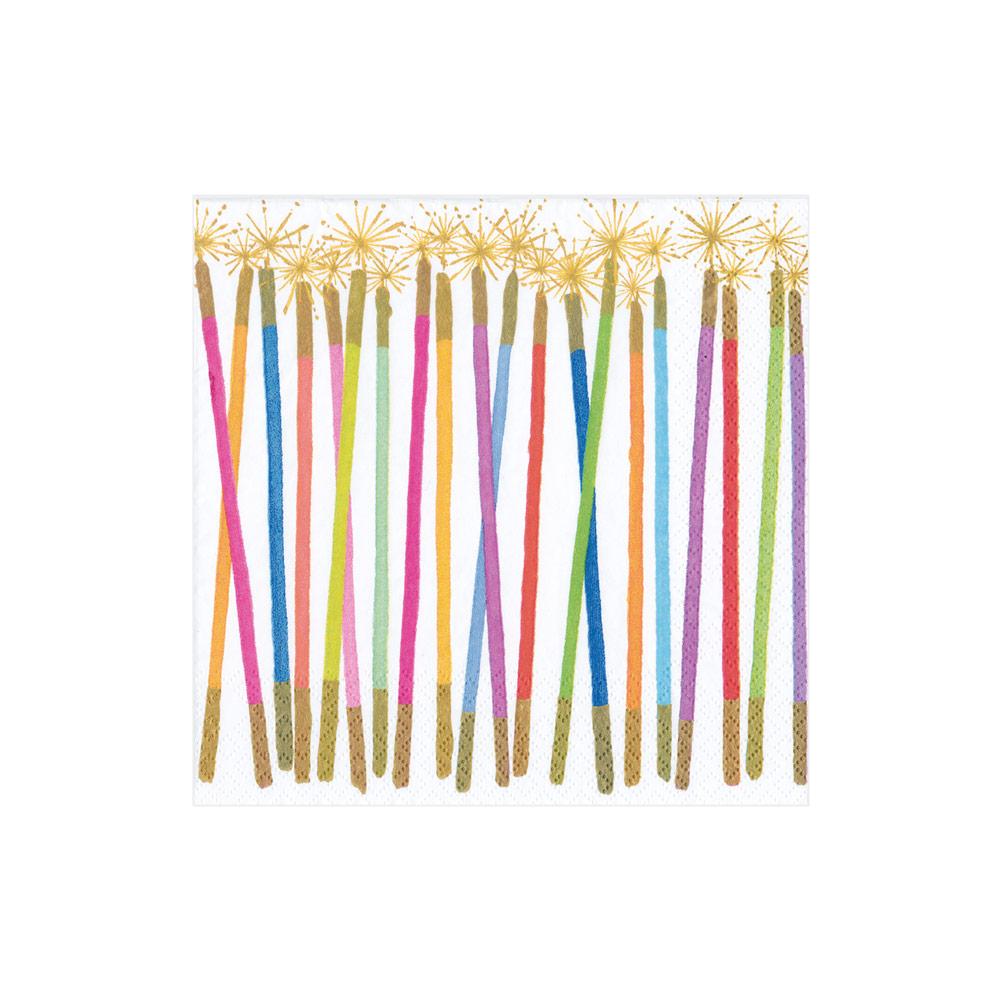 CANDLES COCKTAIL NAPKIN - A. Dodson's