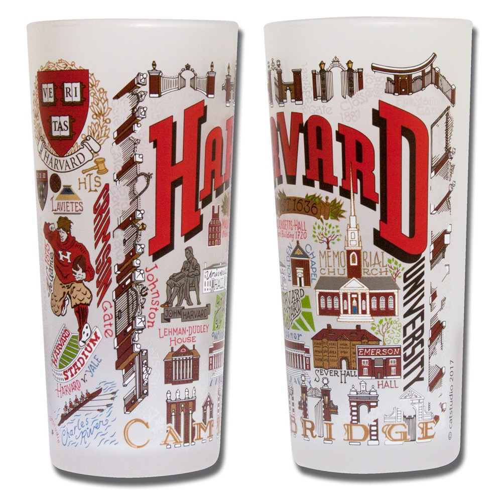 HARVARD UNIVERSITY GLASS BY CATSTUDIO - A. Dodson's
