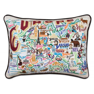 EUROPE PILLOW BY CATSTUDIO