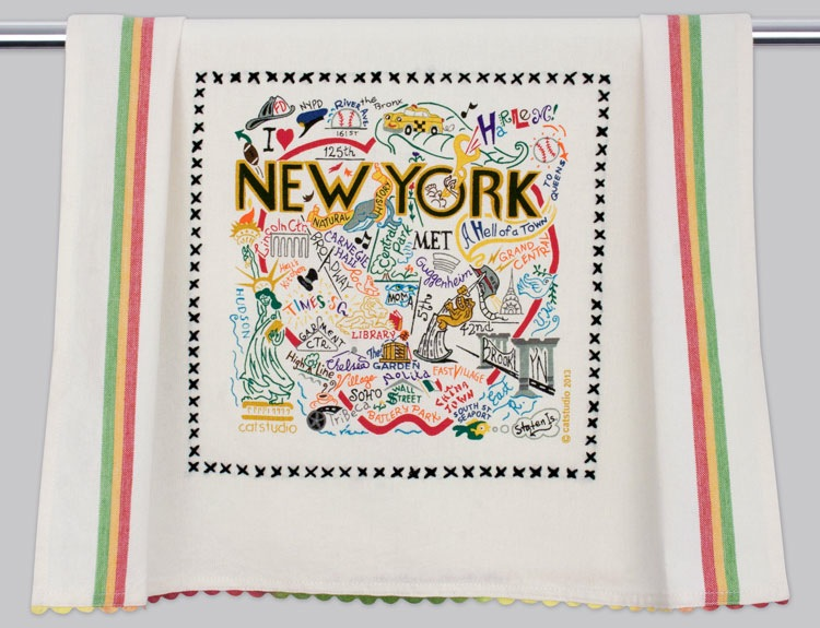 NEW YORK CITY DISH TOWEL BY CATSTUDIO - A. Dodson's