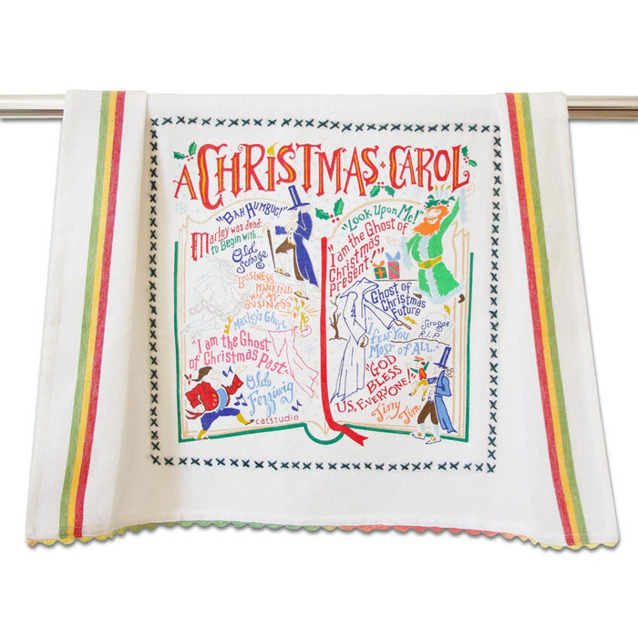 CHRISTMAS CAROL DISH TOWEL