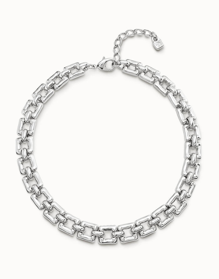 FEMME FATALE SILVER NECKLACE BY UNO DE 50