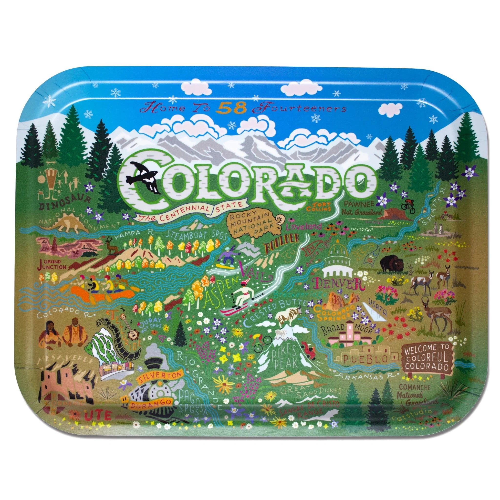 Colorado Birchwood Tray BY CATSTUDIO - A. Dodson's