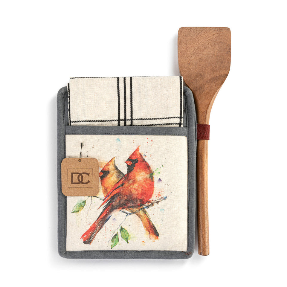 Cardinal Pot Holder Set