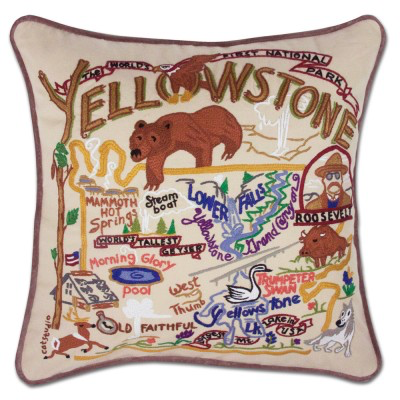 YELLOWSTONE PILLOW BY CATSTUDIO